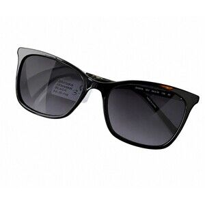 DKNY DK500SG Black Cat Eye Sunglasses Gray Lenses 54-18-135 Women’s